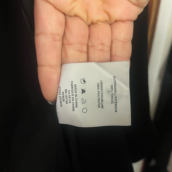 Club Monaco Black Fringe Jumpsuit - Picture 3 of 3